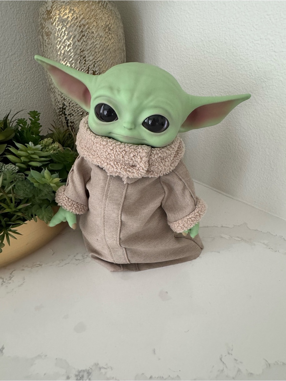Disney Star Wars The Mandalorian Baby Yoda Plush Doll 11” tall